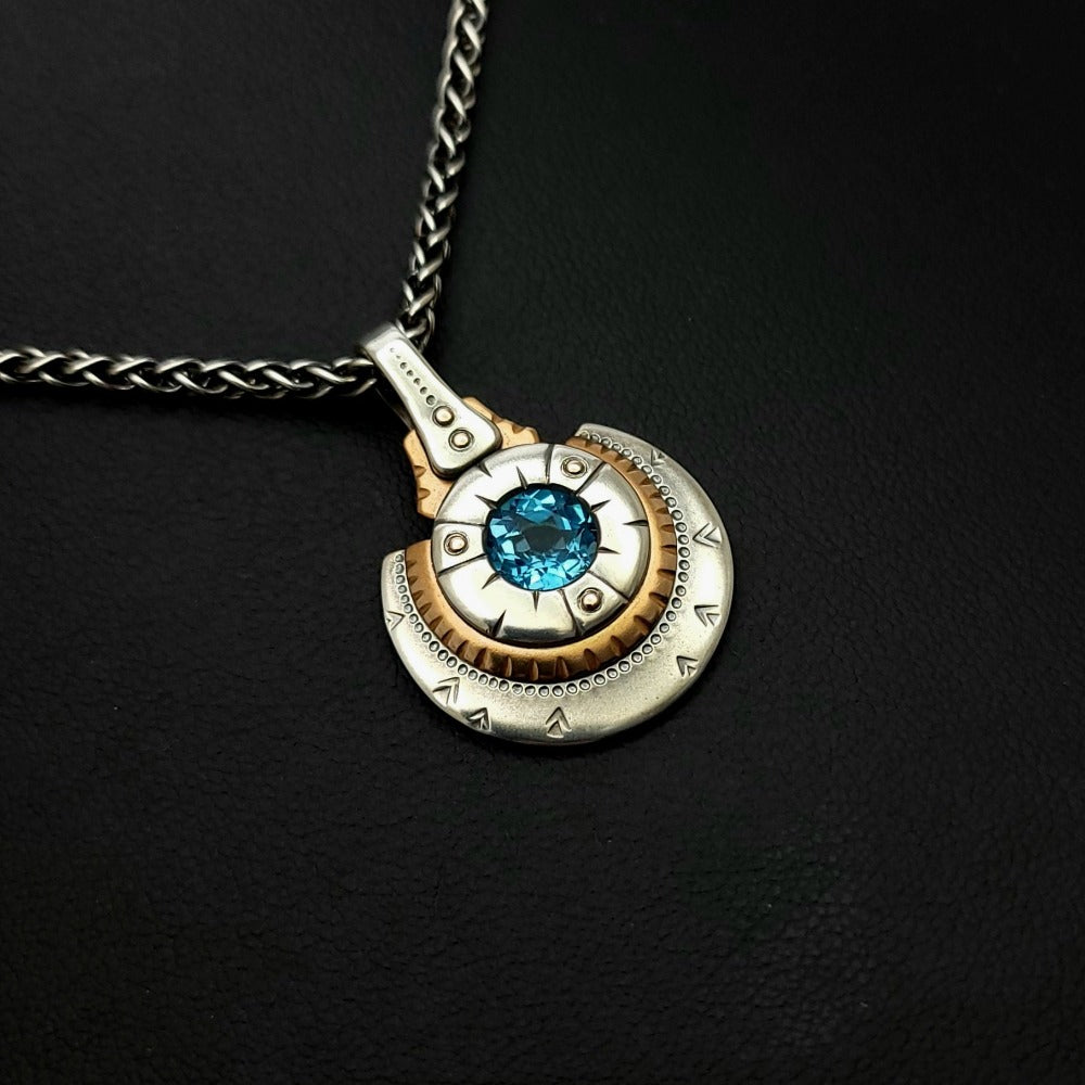 Blue Topaz Pendant