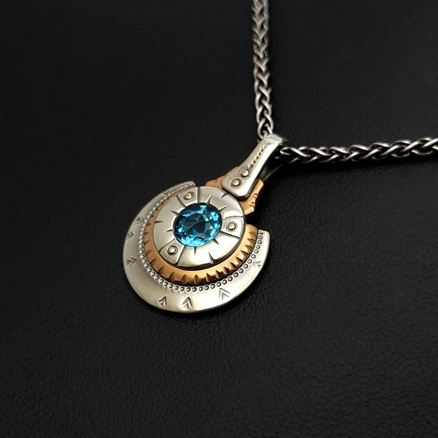 Blue Topaz Pendant