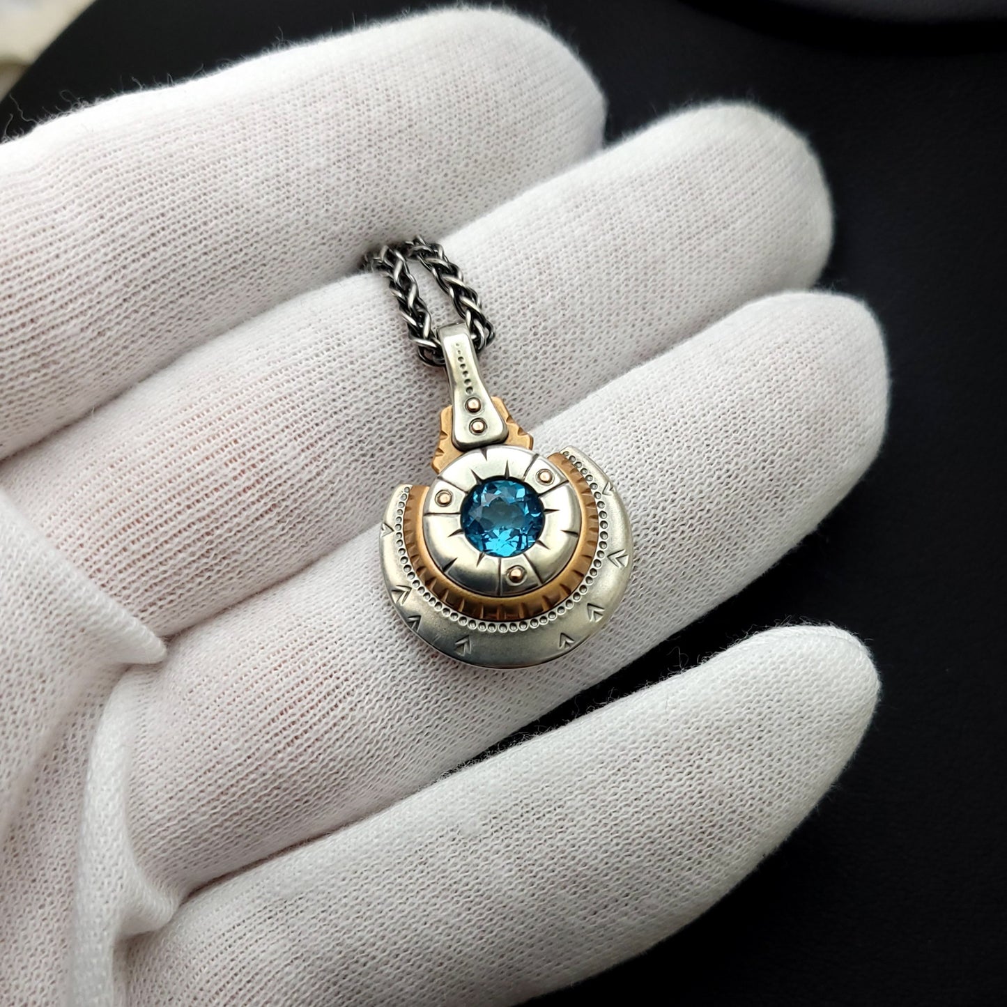 Blue Topaz Pendant