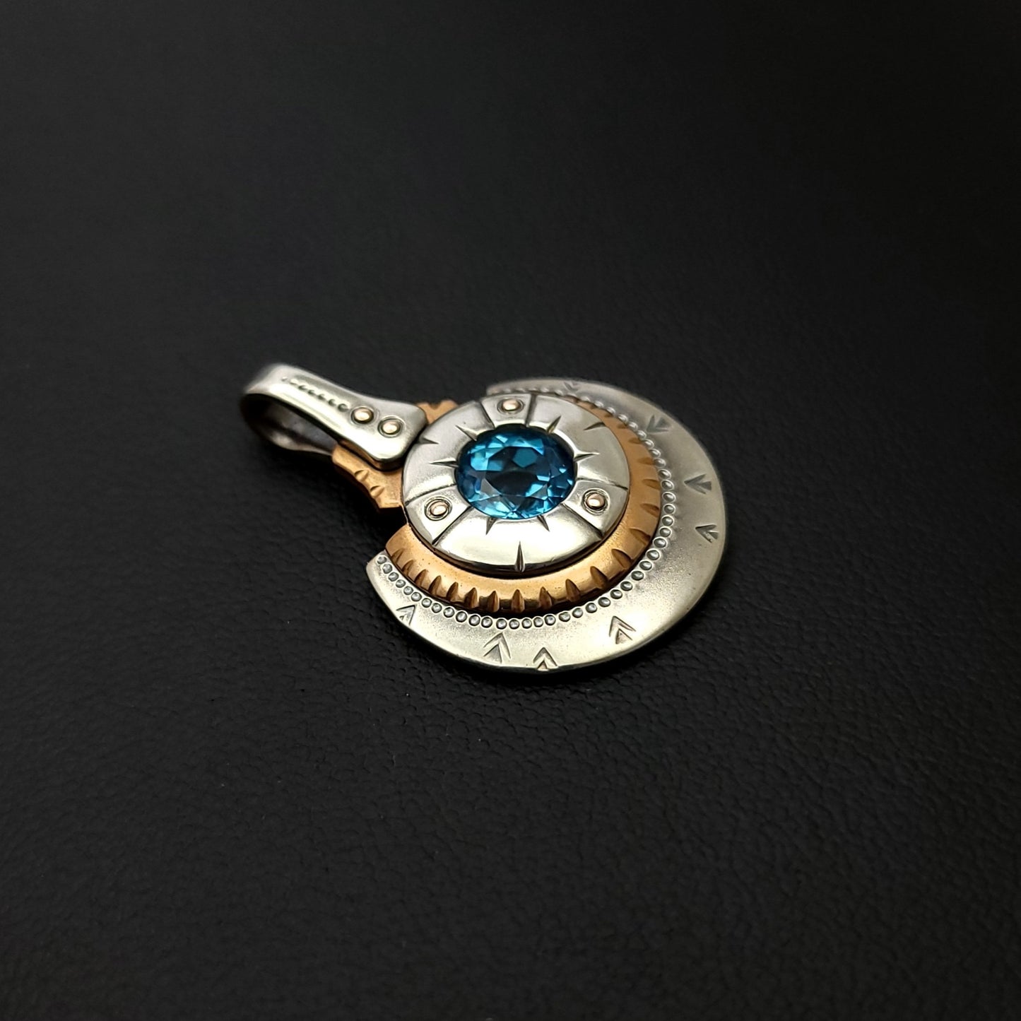 Blue Topaz Pendant