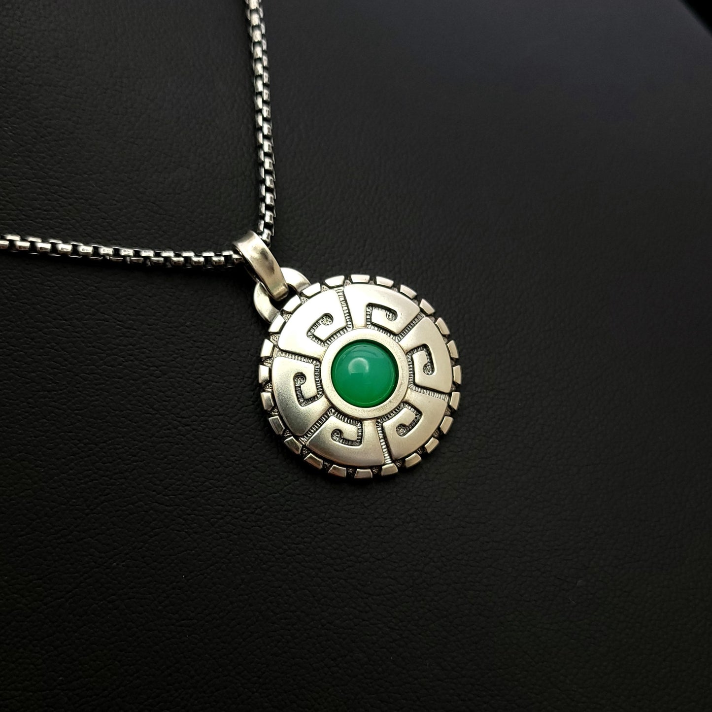 Chrysoprase Medallion