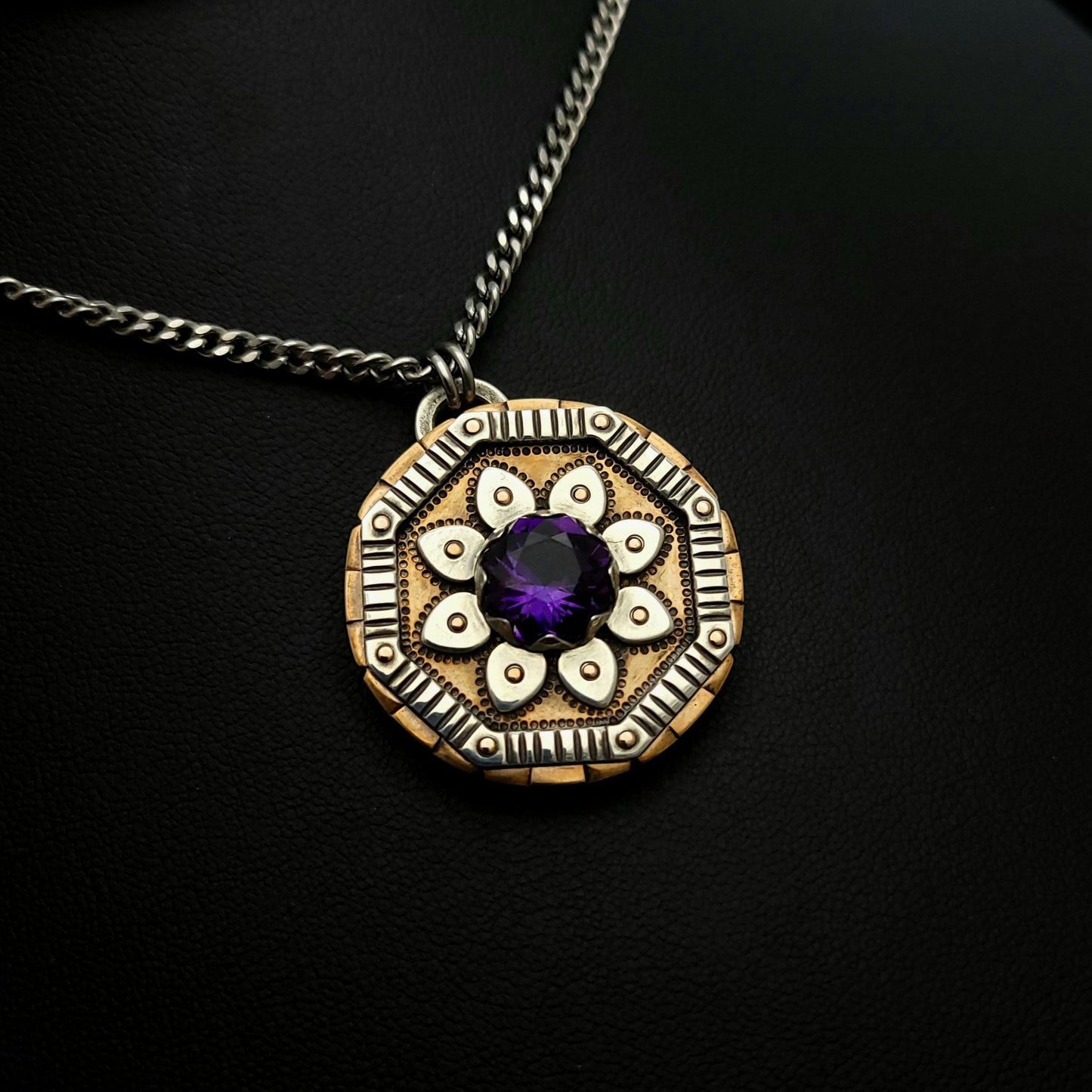 Amethyst Medallion