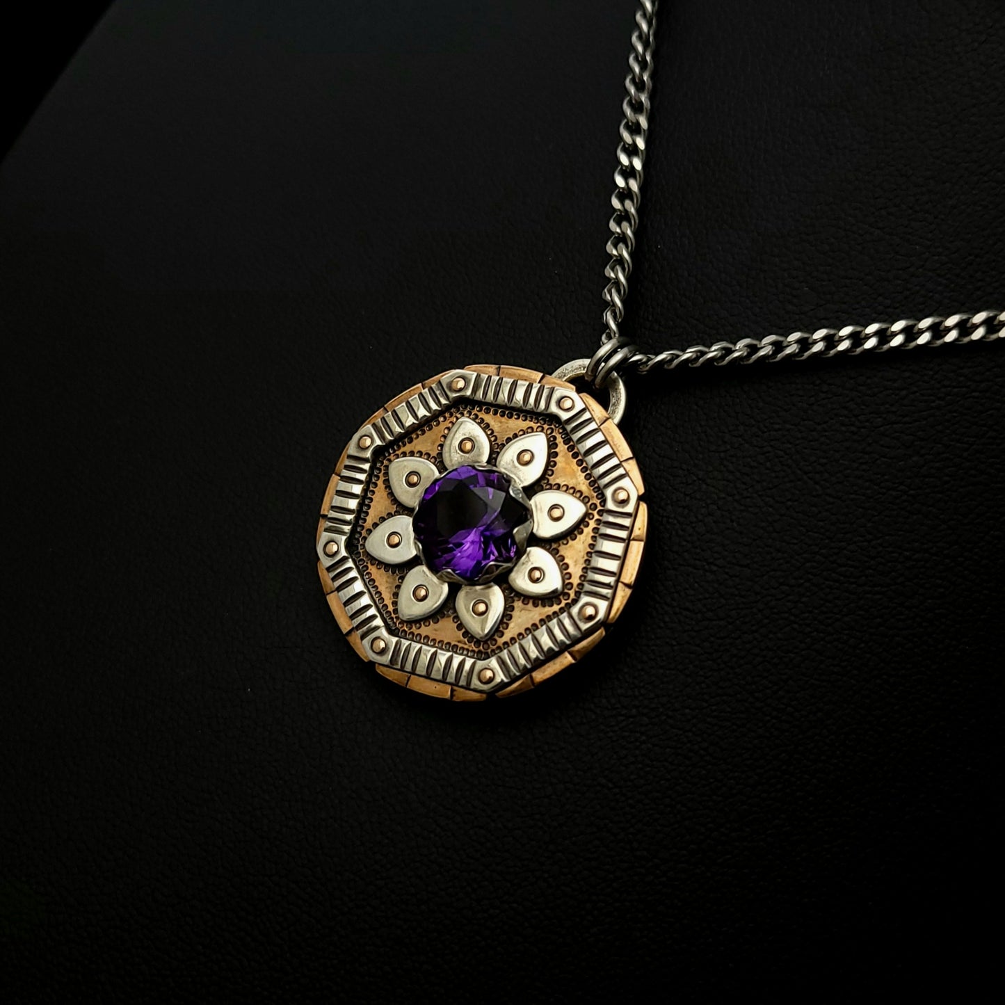 Amethyst Medallion