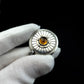 Argentium Sterling Silver Citrine Medallion