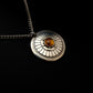 Argentium Sterling Silver Citrine Medallion