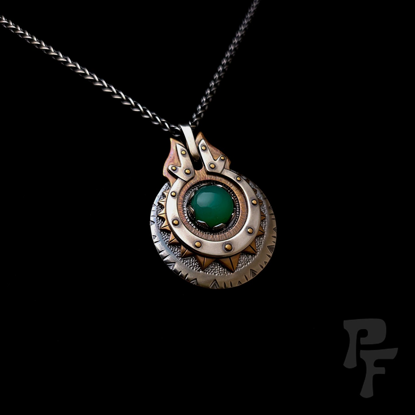 Chrysoprase Medallion