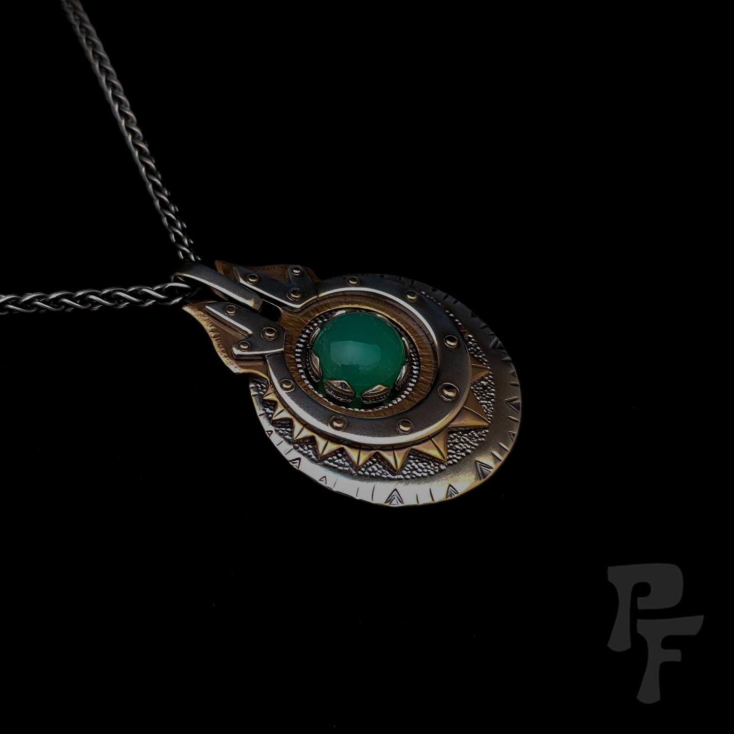 Chrysoprase Medallion