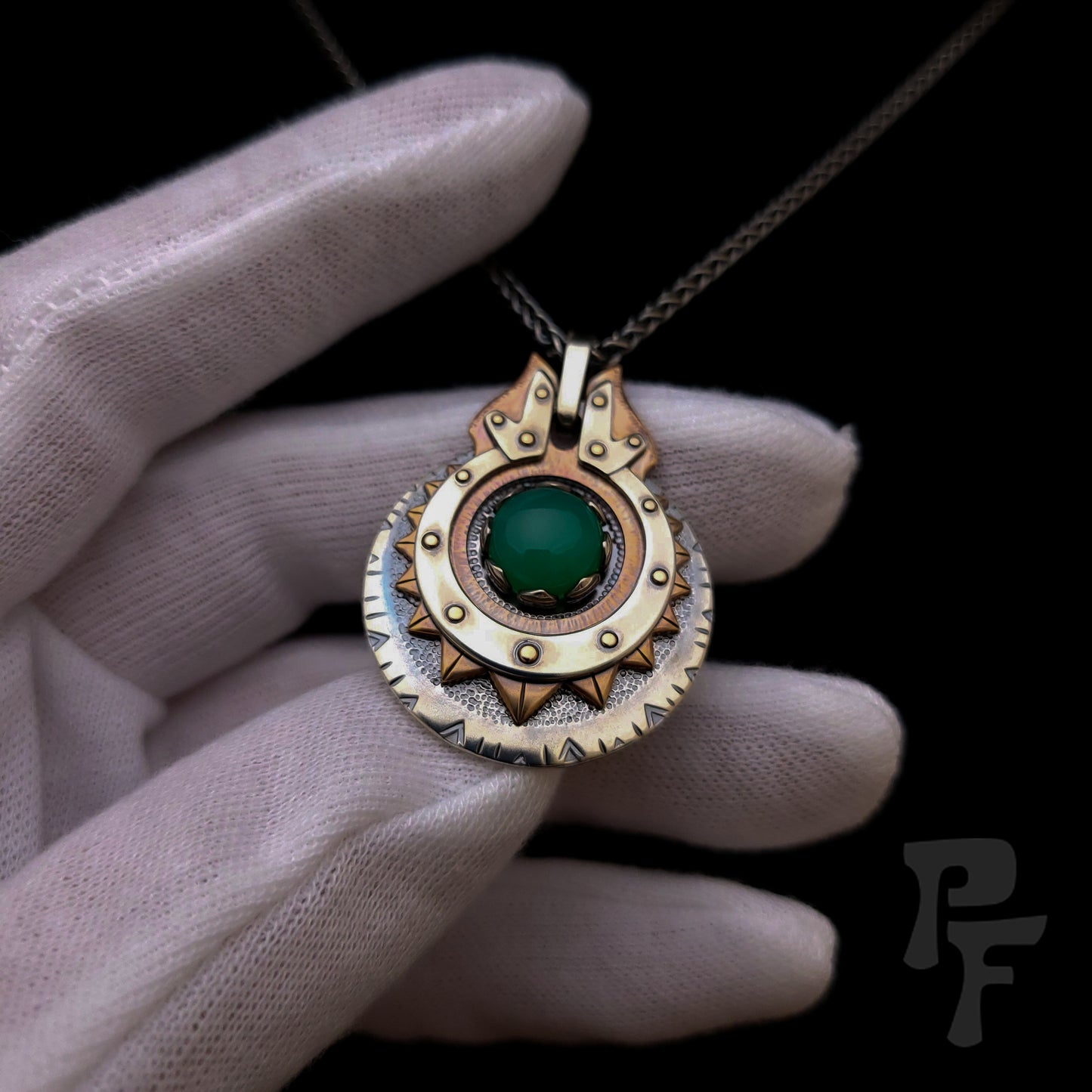 Chrysoprase Medallion