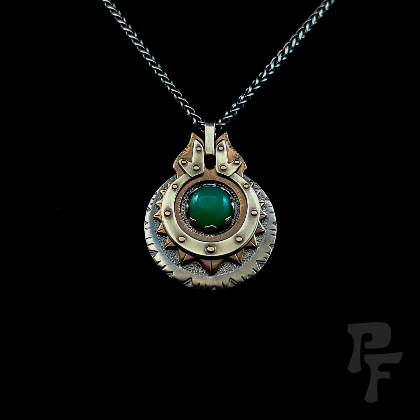 Chrysoprase Medallion