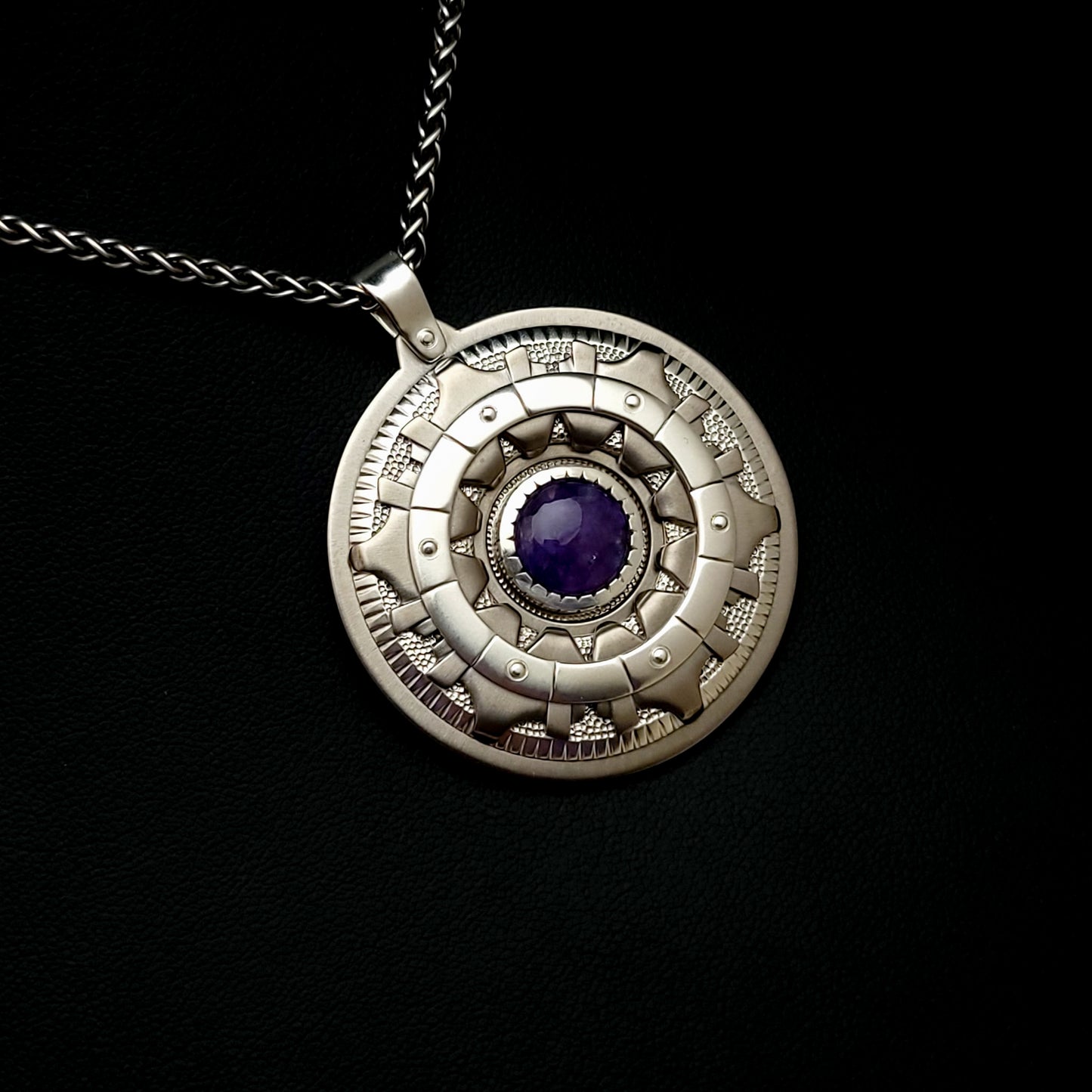 Charoite Medallion