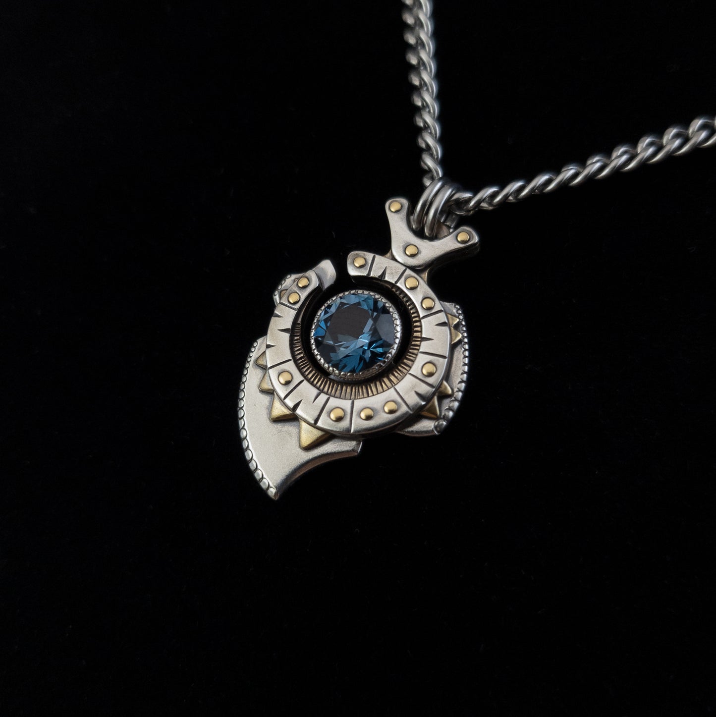 Blue Topaz Pendant